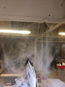 Workers exposed to respirable silica dust