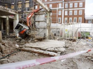 Untrained worker killed during demolition work
